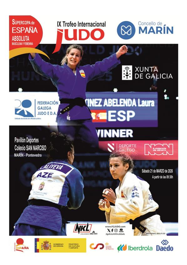 9 Navarros compiten este fin de semana en la Supercopa de Espa&ntilde;a de Judo Absoluta de Mar&iacute;n. 21-03-26